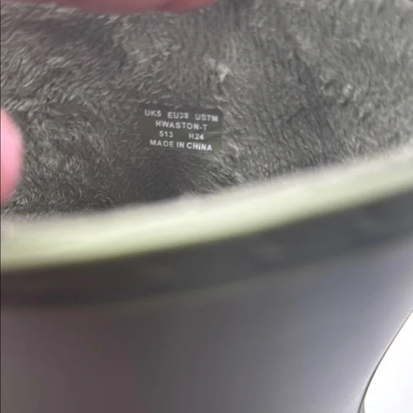 Hunter Women's Olive Lace-Up Rain Boots - Picture 15 of 16